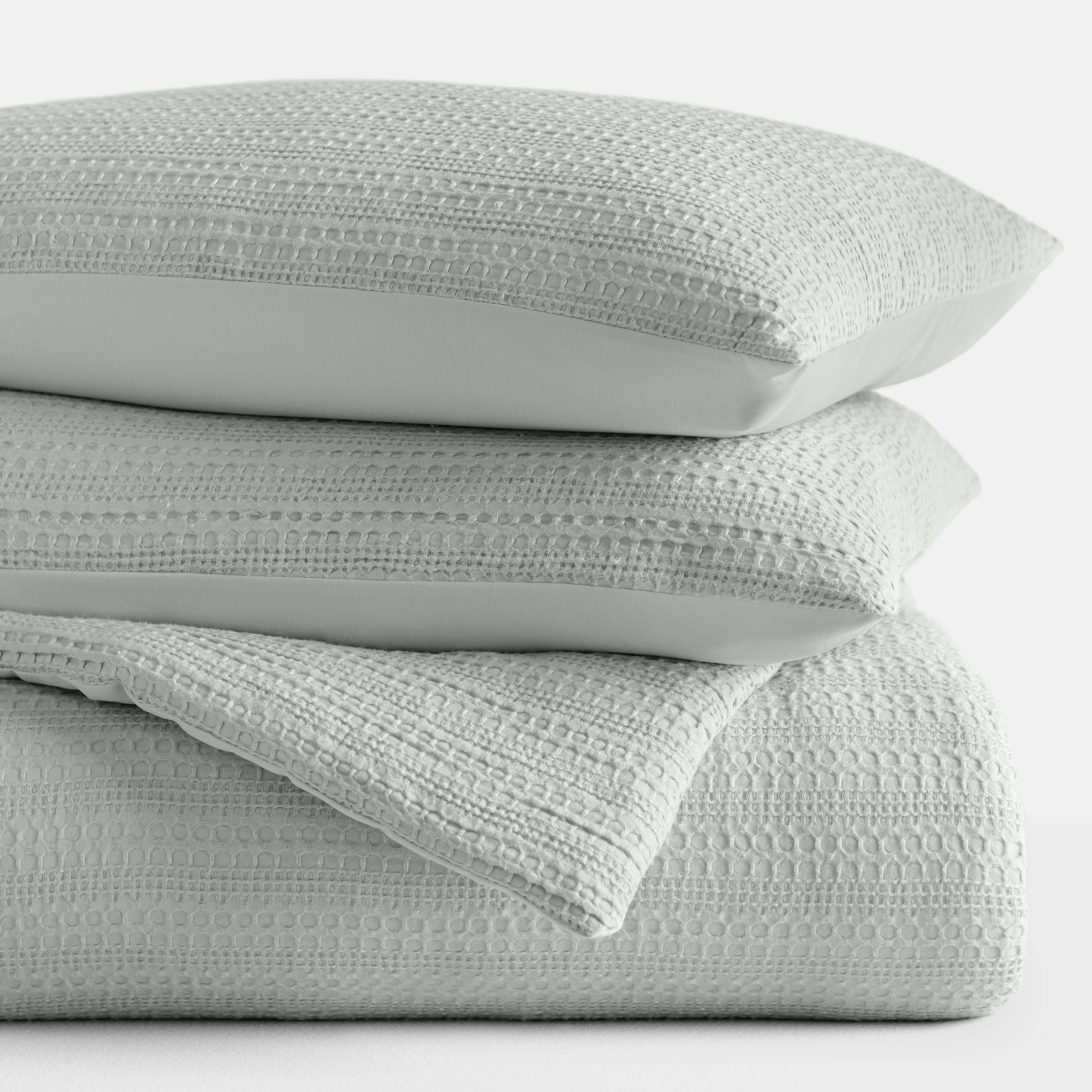 ienjoy Home - Wholesale Bedding Set - Waffle Textured 3 Piece Down Alternative Comforter Set23