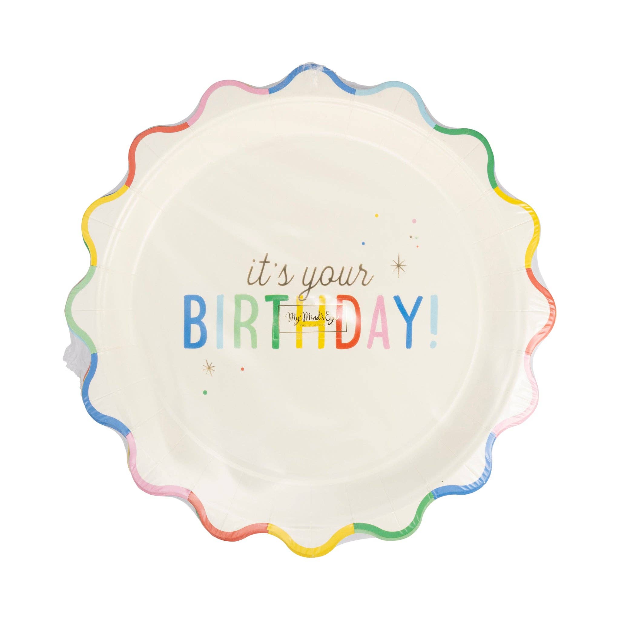 My Mind’s Eye - Wholesale Disposable Plate - HBD1141 - It's your Birthday Plate2