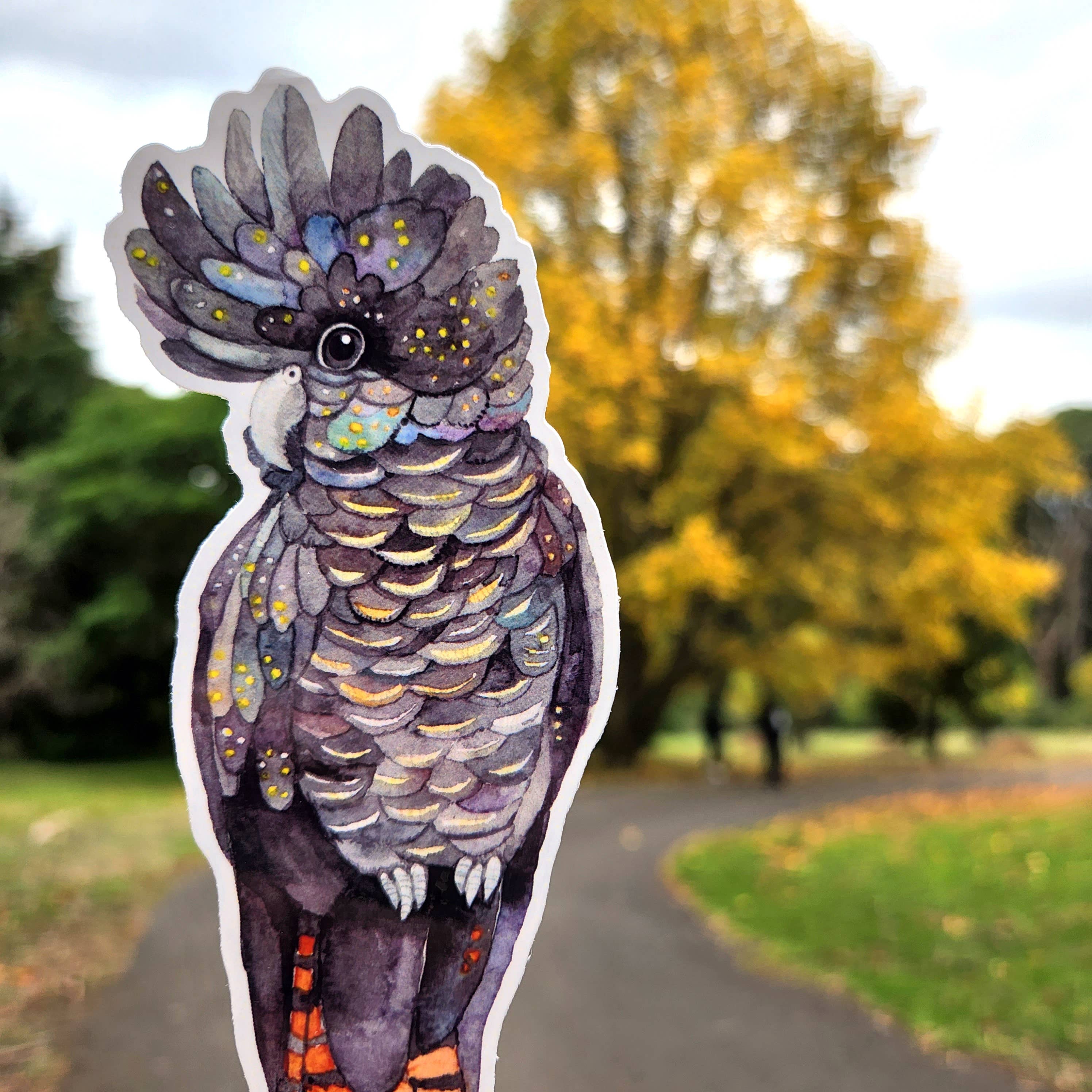 Watercolour By Cat - Vendita all'ingrosso Adesivo - Adesivo in vinile con grande uccello australiano31