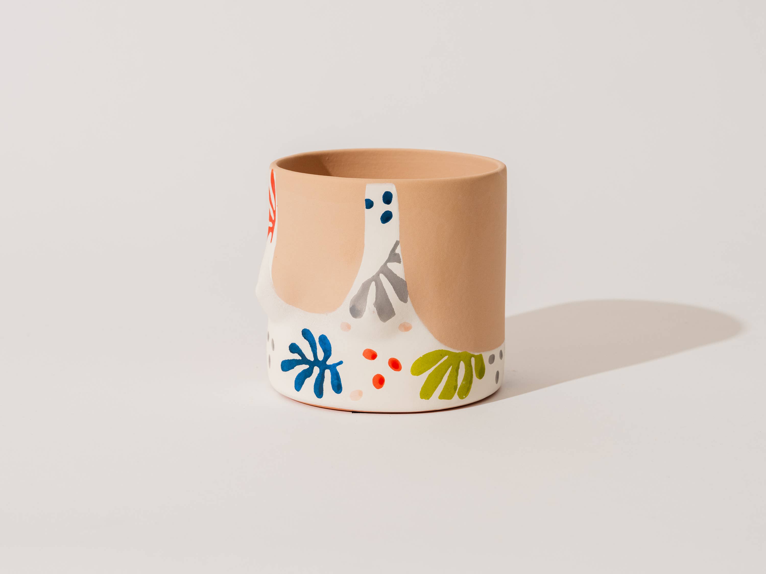 GROUPPARTNER - Wholesale Plantenpot - Cutouts licht - slipcast bloempot1