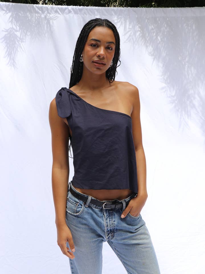 Single Knot Top for wholesale by Barrett Clothing