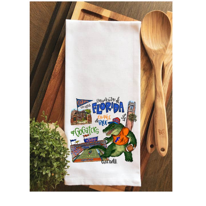 Florida Gators Gameday Tea Towel for wholesale by Rouge 225