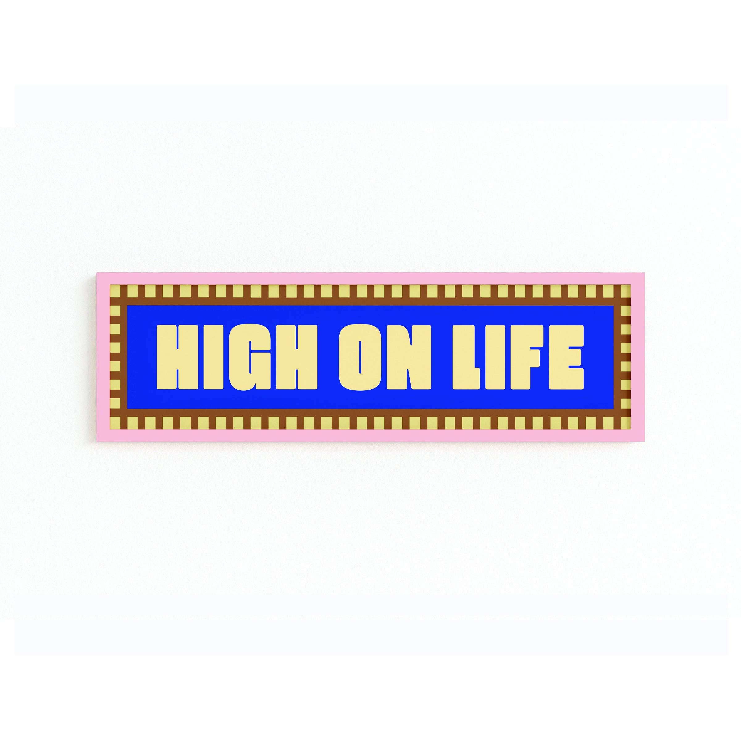 Maddison Ball Creative - Wholesale Art Print - High On Life Panoramic Framed Print1