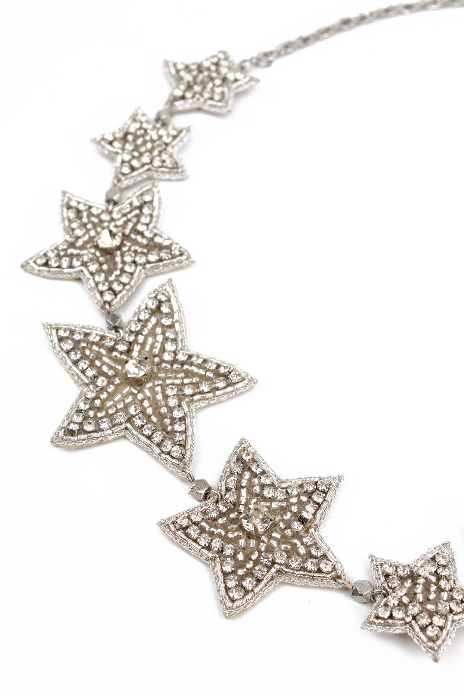 My Doris – wholesale Bib necklace – SILVER STAR NECKLACE2