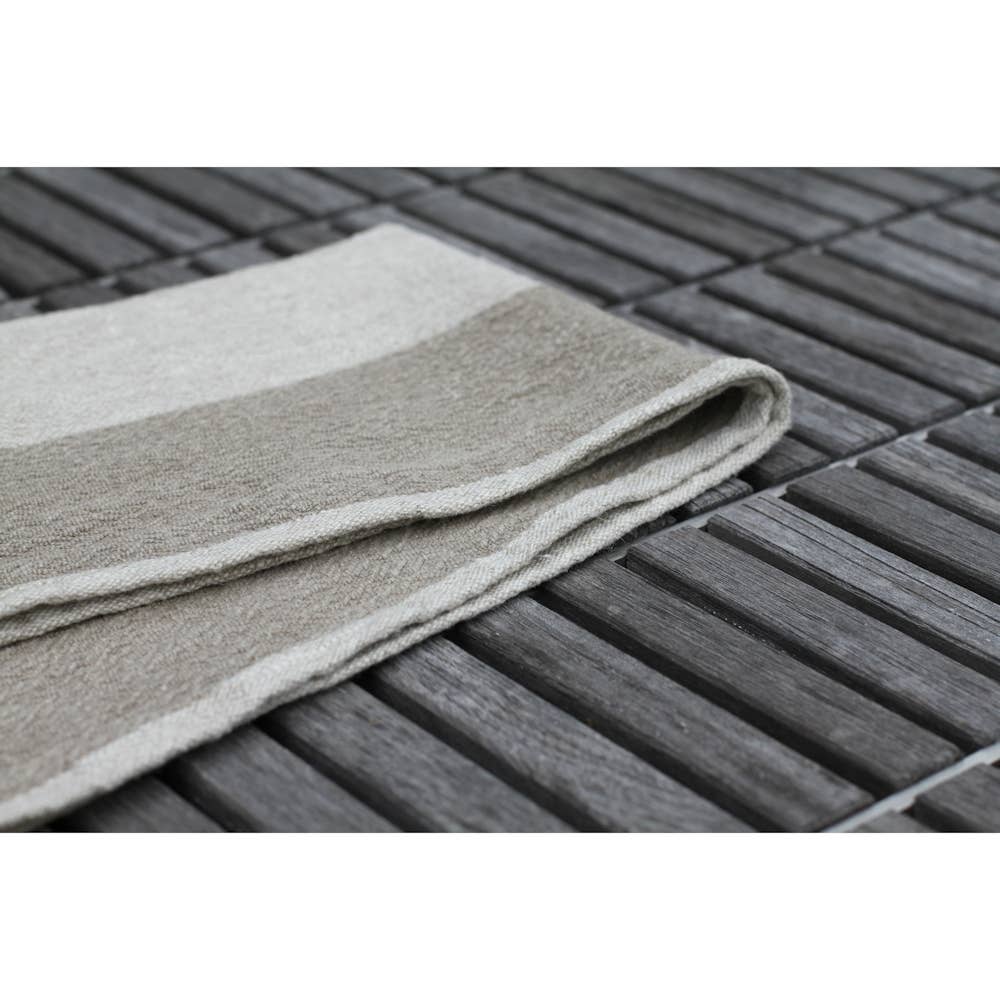 LinenCasa - Wholesale Hand Towel - Linen Guest Towel – Textured – Natural Light Natural Blocks1