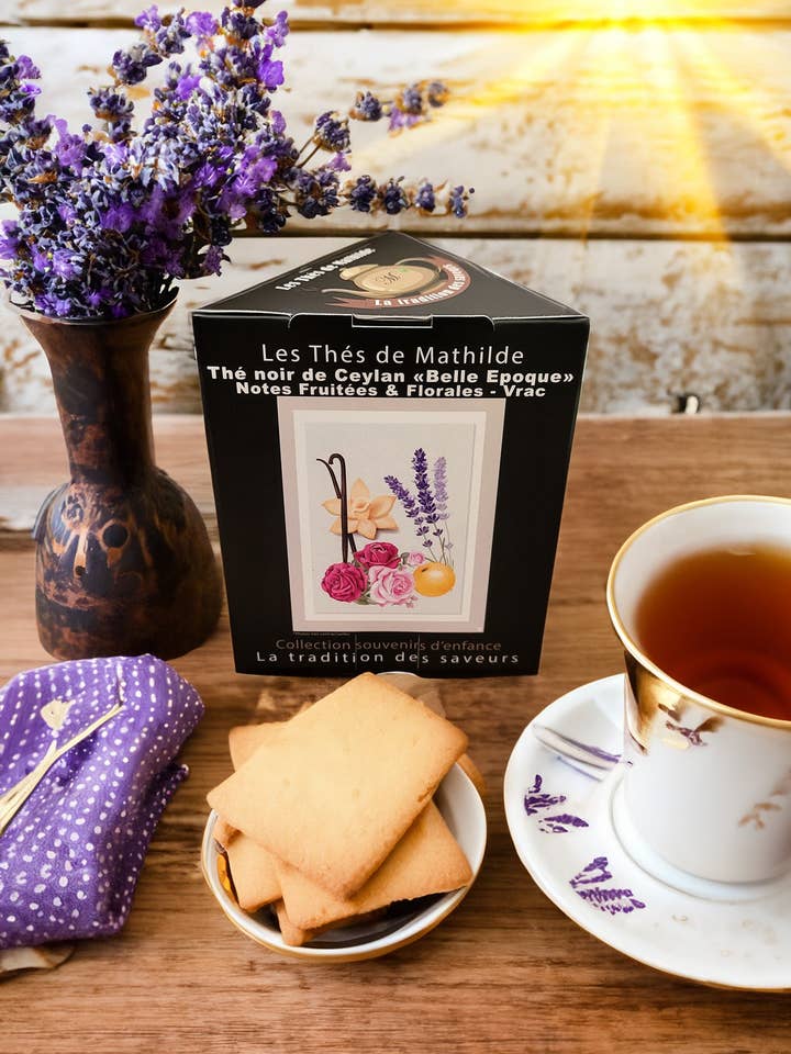 BELLE ÉPOQUE - Tè nero di Ceylon dai sapori floreali e fruttati per la vendita all'ingrosso da parte di Les Thés de Mathilde