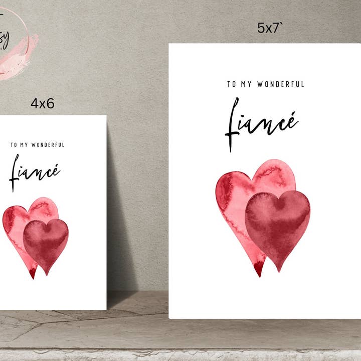 Fiancé Valentines Day Card For Him for wholesale by TipsyCards
