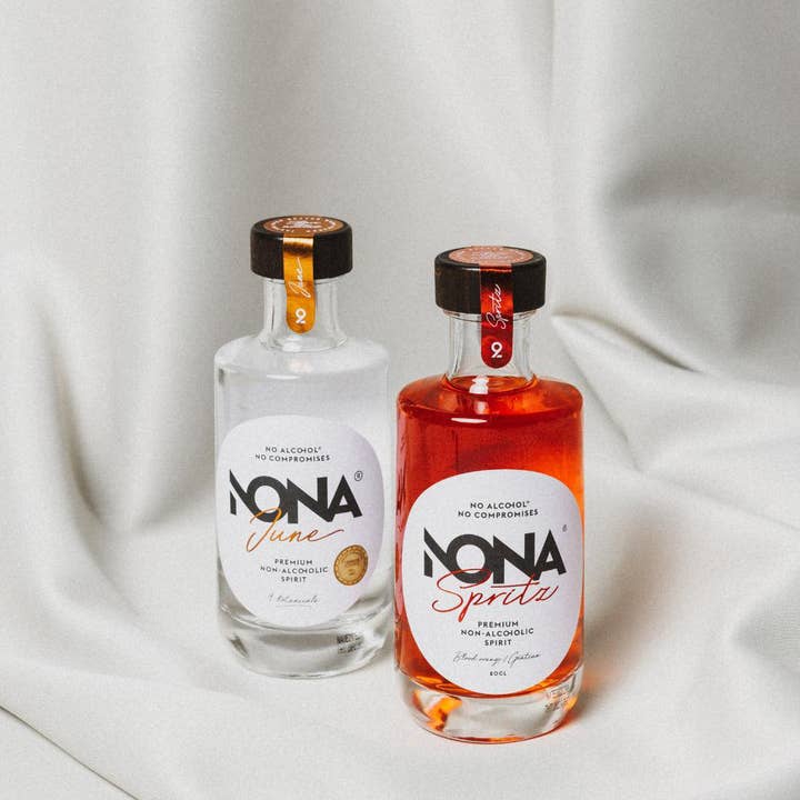 NONA Drinks - Wholesale Alcoholvrije gedistilleerde dranken/wijn/bier - NONA June 20cl1