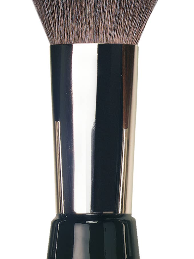 Klassisk stor pudderbørste, brune gedehår for engroshandel hos da Vinci Künstlerpinselfabrik DEFET GmbH