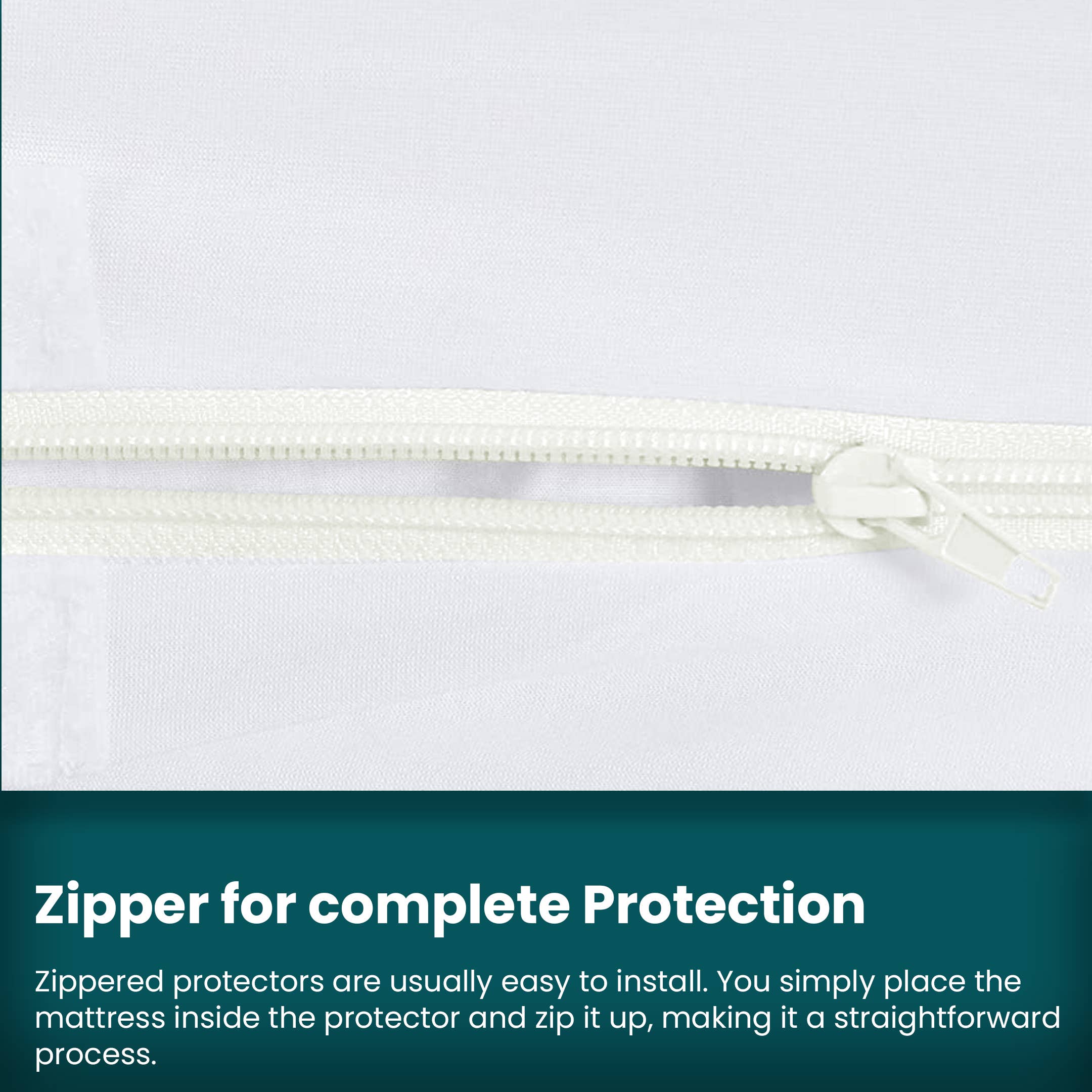 Cottonpassion_US - Wholesale Mattress Pad/Protector - Mattress Encasement Zippered Waterproof Mattress protector5