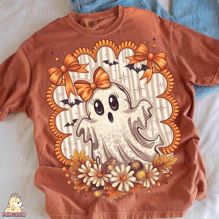 Floral Ghost for wholesale by Rebel Charm Central Transfers