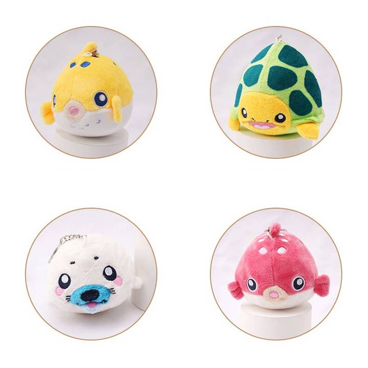 Holiday Farm - Wholesale Keychain – Unisex - Dinosaur Soft Plush Keychain - Halloween8