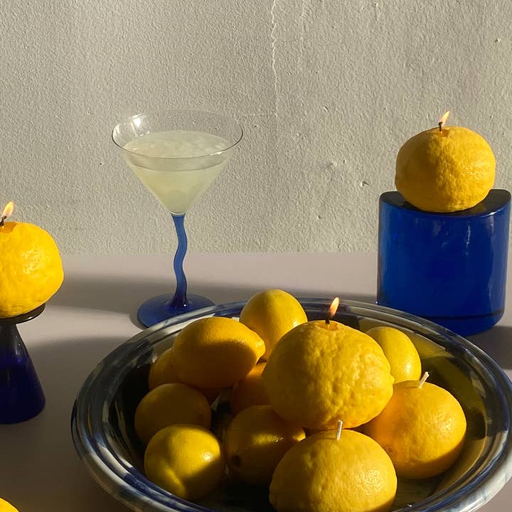 Lemon Große Zitronenkerze für den Großhandel auf Faire