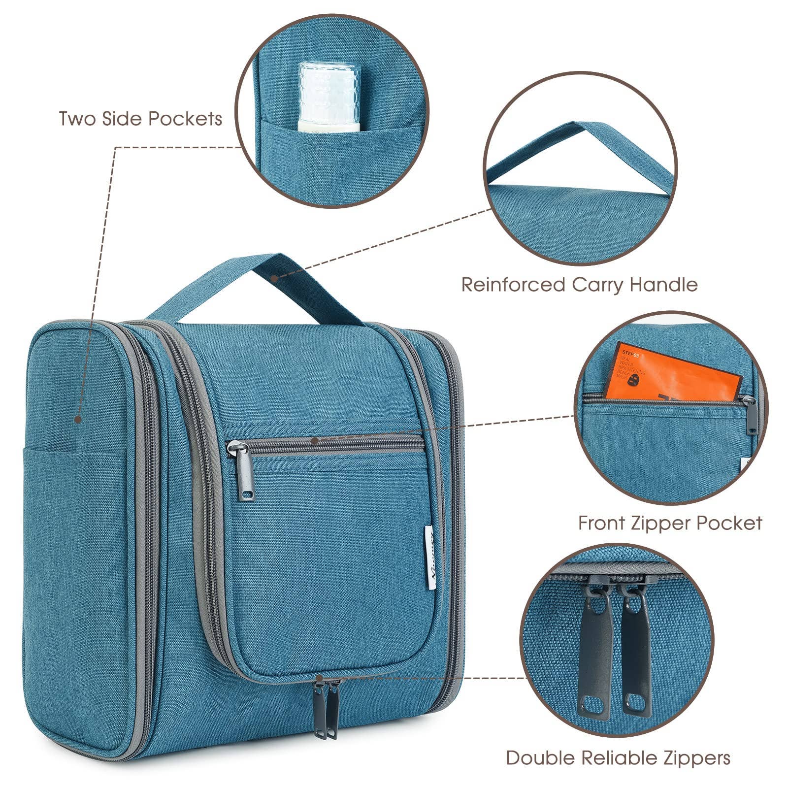 wandf - Wholesale Toiletry bag – women's - NW5126 Travel Toiletry Cosmetic Bag With Handle Women Gift112