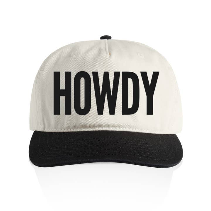 Howdy Bold 2 Tone Cap for wholesale by Frankie Jean