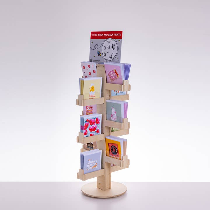 Mini Wooden Spinner for wholesale by To The Moon and Back Prints