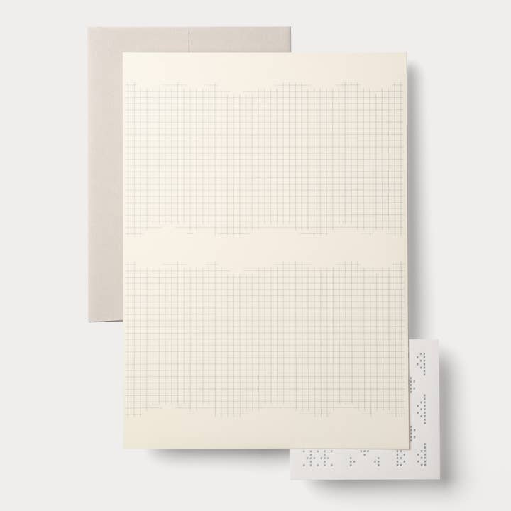 Brevsæt | Gitter #1: Sølv L for engroshandel hos Nandaka