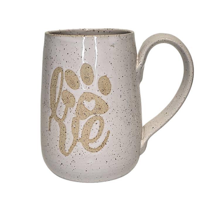 Stoney Ridge Pottery - Wholesale Coffee Mug - Love with a Paw Mug