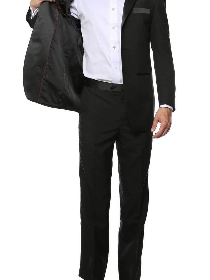 Ferrecci - Wholesale Tuxedo Set - Men's - Ferrecci - Paul Lorenzo Regular Fit 2pc Tuxedo Set2