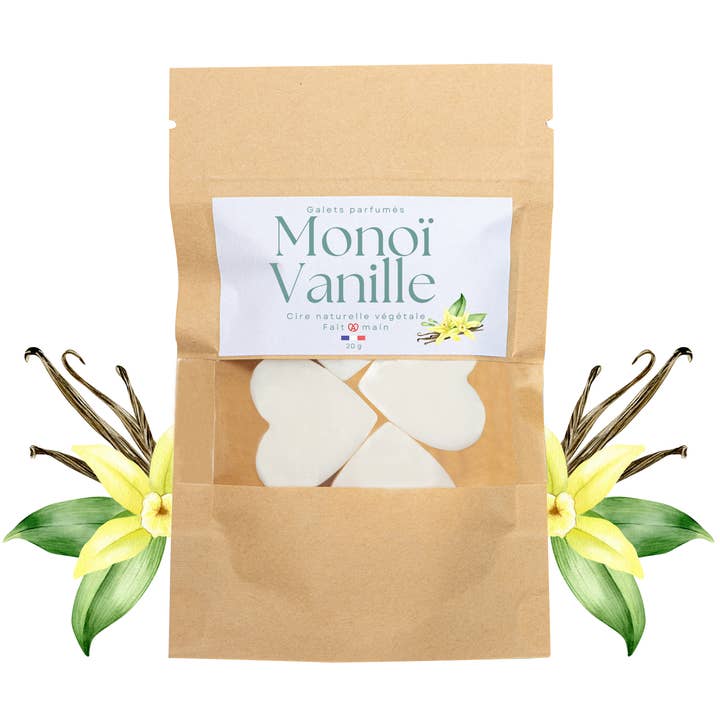 Monoï Vanilla Scented Melts - 20g Sachet for wholesale by Bougies des Sens