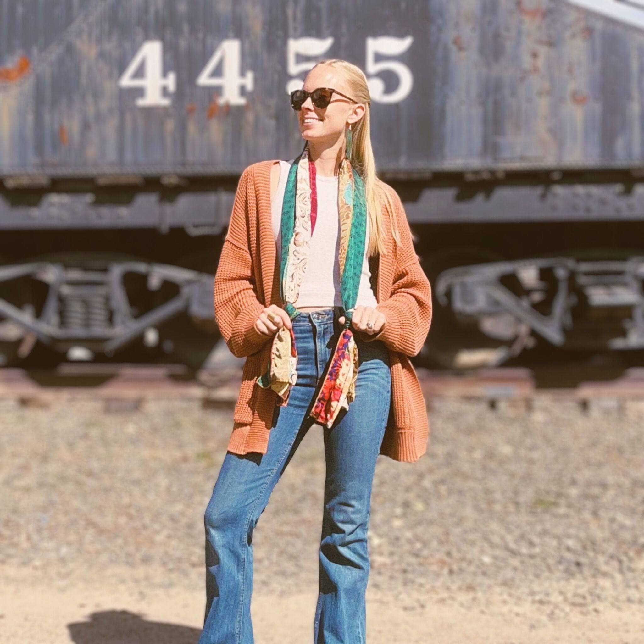 Darn Good Yarn - Wholesale Scarf - Women's - Reclaimed Sari Medley Scarf16