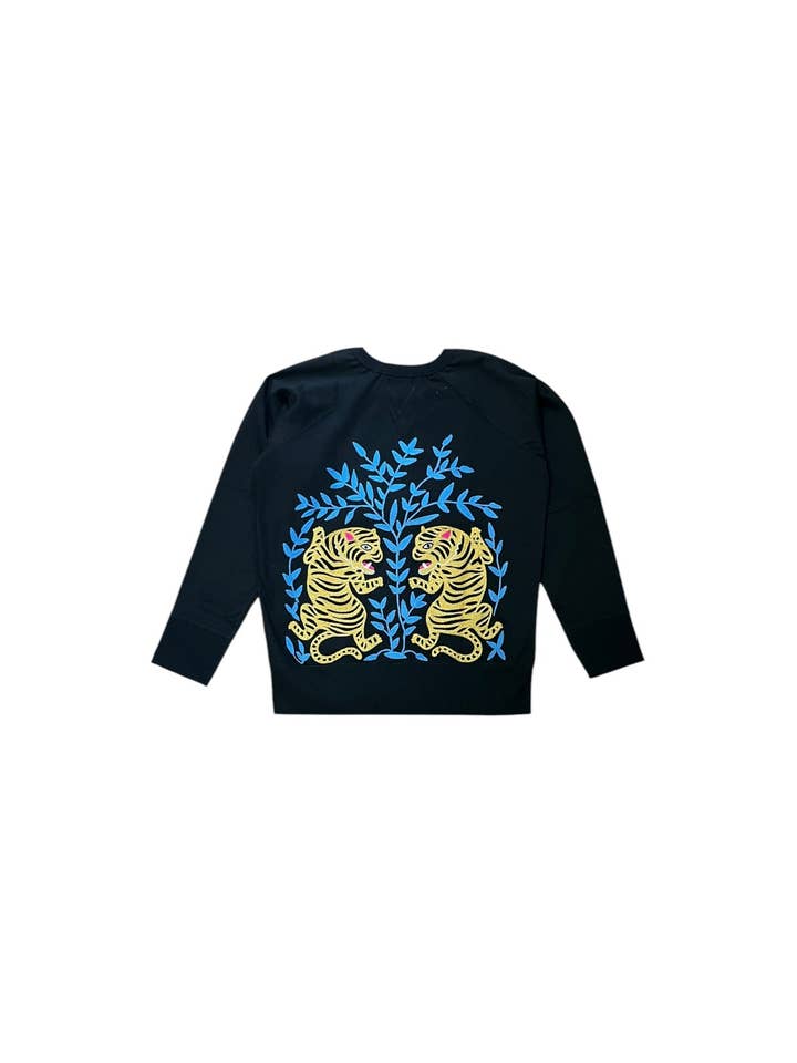 Curiosity Lab - Wholesale Sweatshirt - Women's - Embroidered tiger sweatshirt6