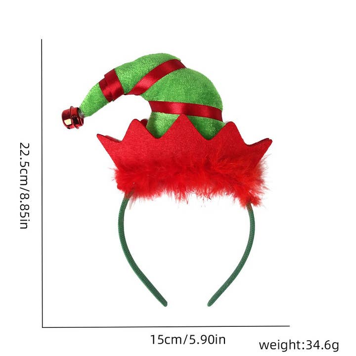 MKS America - Wholesale Fashion Headband - Women's - Christmas Headband Reindeer Tree Hat Party Decoration6