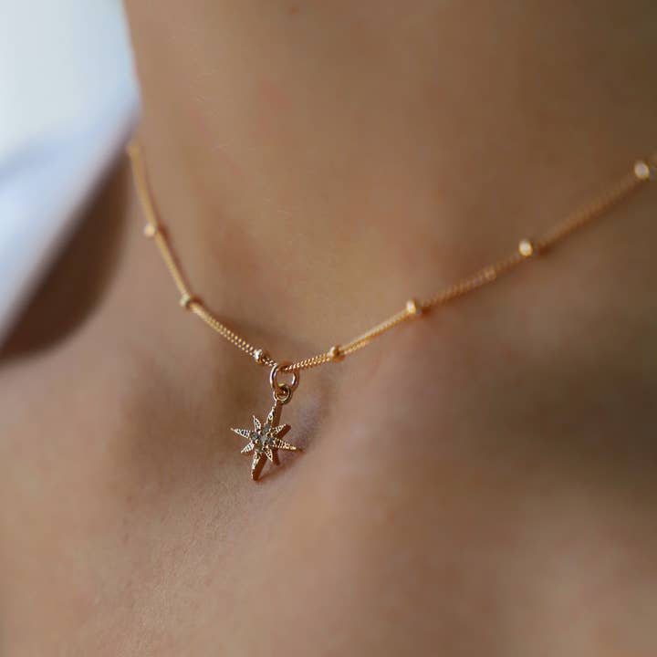 Katie Waltman Jewelry - Wholesale Halskettinghanger - Starburst choker met stervormige hanger