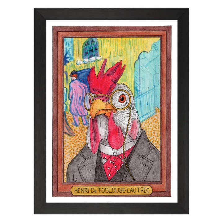 Henri de Toulouse-Lautrec / Hen / Zooseum Art Print for wholesale by Ah Ha Brands
