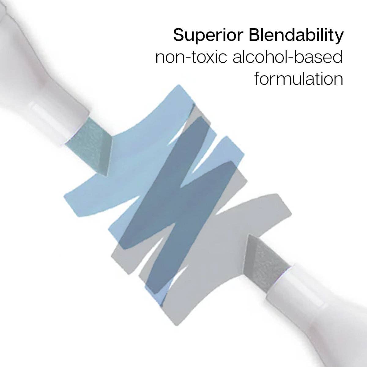 KINGART - Wholesale Marker - Double-Ended Alcohol Markers - 24 Gray Tone Colors5