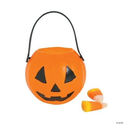 MINI PLASTIC PUMPKIN BUCKETS (DZ) for wholesale by Fun Express