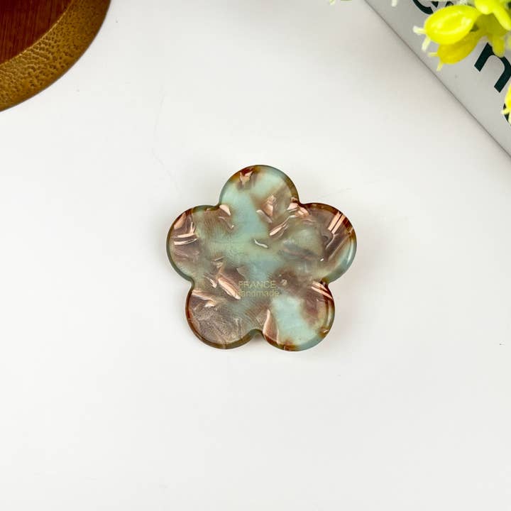 SoapElenGlen - Wholesale Hair Clip - Women's - Cute Small Flower Acetate Duckbill Clip3