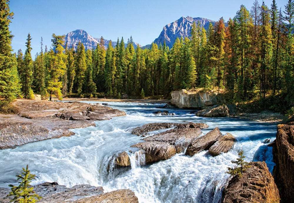 CASTORLAND by Bridge Toys - Wholesale Puzzle - Adult - 1500 Piece Jigsaw Puzzle, Athabasca River, Jasper National Park, Canada,  Mountains and River, Adult Puzzles, Castorland C-150762-21