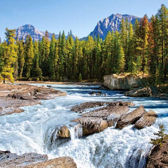 CASTORLAND by Bridge Toys - Wholesale Puzzle - Adult - 1500 Piece Jigsaw Puzzle, Athabasca River, Jasper National Park, Canada, Mountains and River, Adult Puzzles, Castorland C-150762-21