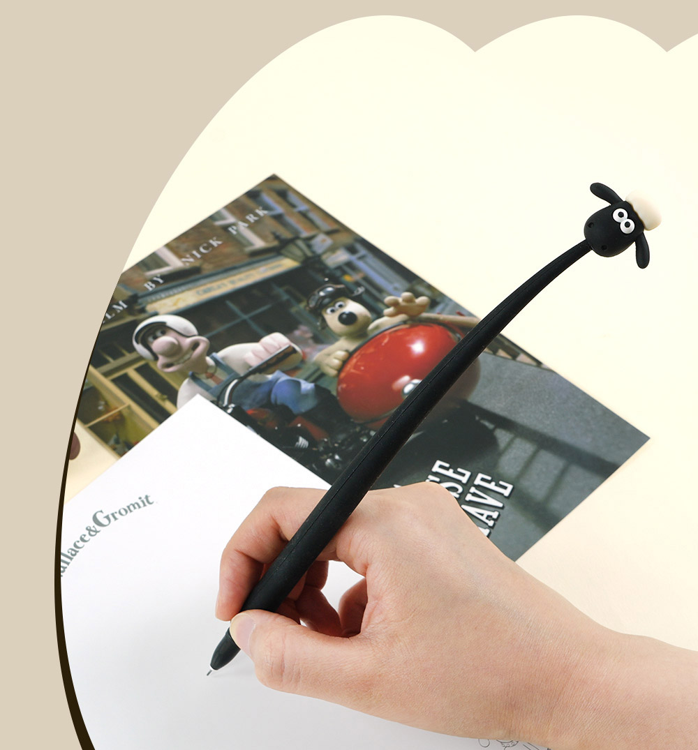 K-Wonderland - Wholesale Pen - Wallace & Gromit Swing Gel Pen – 0.5mm (Gromit / Shaun)3