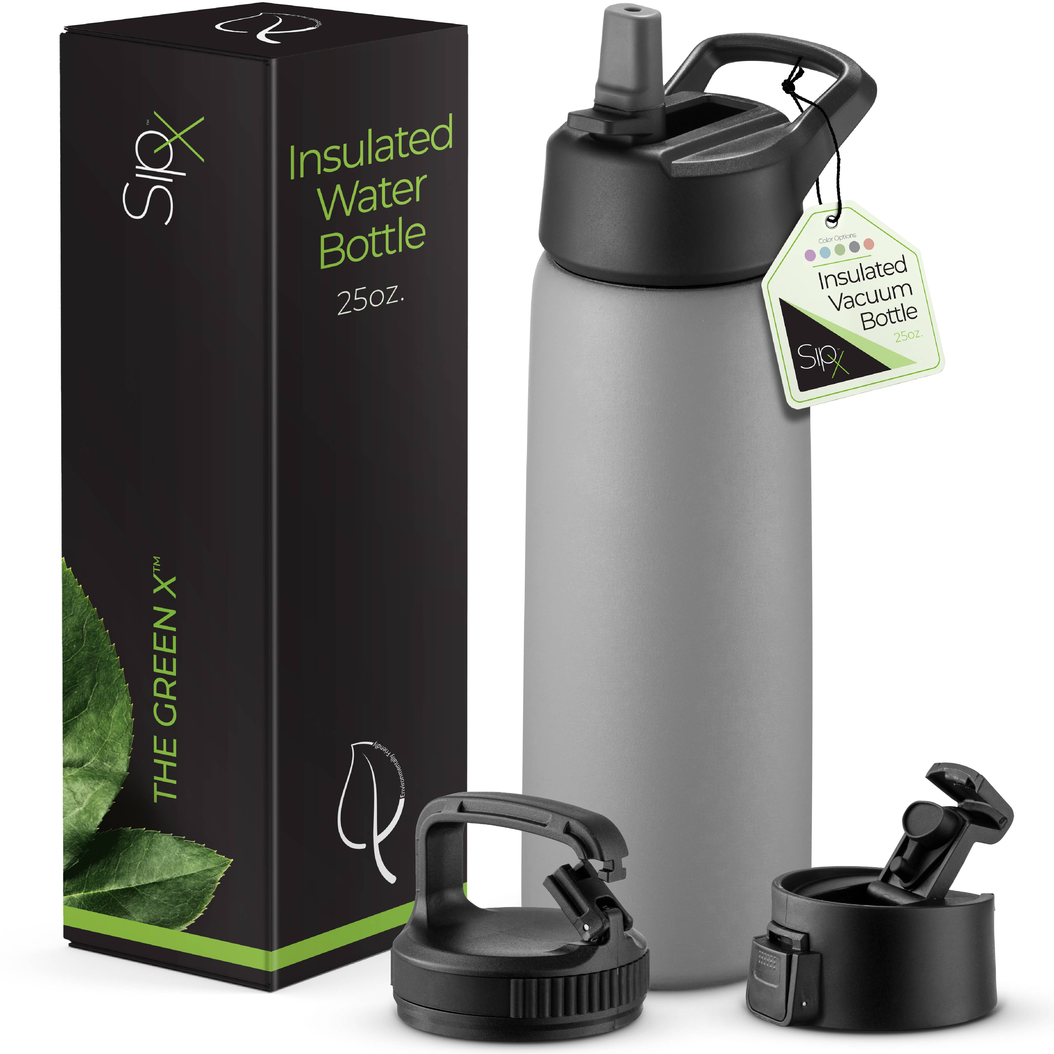 SipX - Vendita all'ingrosso Borracce - Borraccia isolante da 25 oz con tre tipi di tappo8