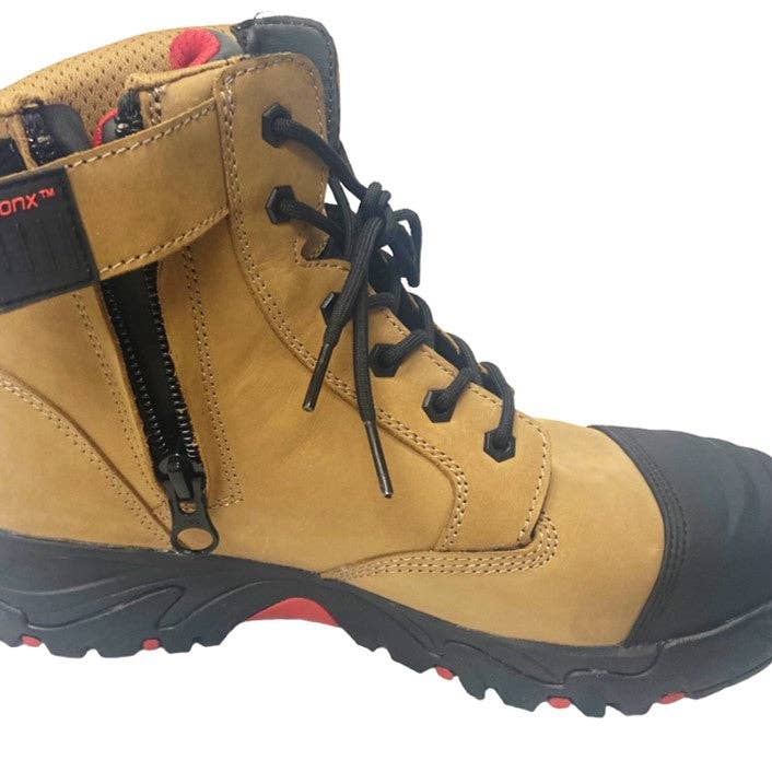 Docpods - Wholesale Combat/Military Boots - Men’s - Ergonx Safety Boots Lace Up (Helium) Tan2