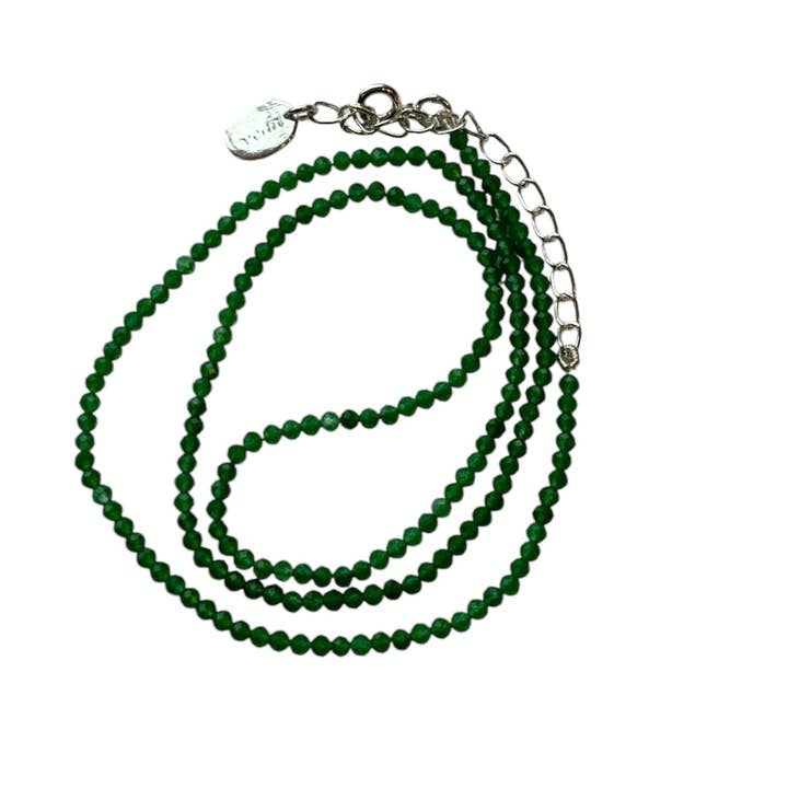 Asia West – Großhandel Perlenkette – Perlenkette mit rohem Smaragd 1