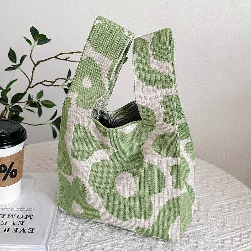 FurDecoration – Sacola - Mulher por atacado – Bolsa de pulso de malha pequena com abertura de cor de contraste suave11