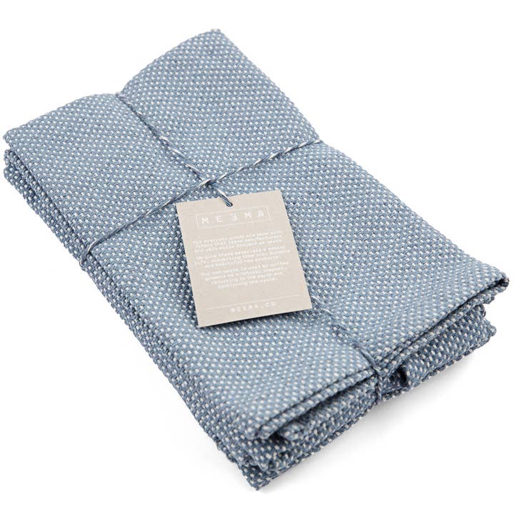 MEEMA - Vendita all'ingrosso Tovagliette - Set di 4 tovagliette in cotone – Decorazione rustica ed ecologica3