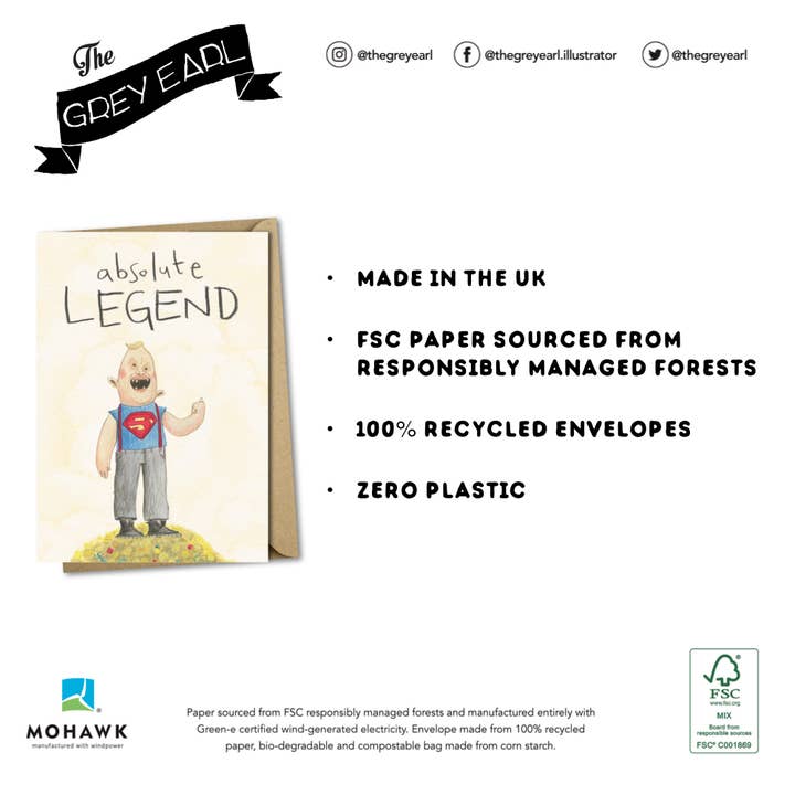 The Grey Earl - Venta al por mayor Tarjetas de felicitación - Tarjeta de película Absolute Legend - Los Goonies2