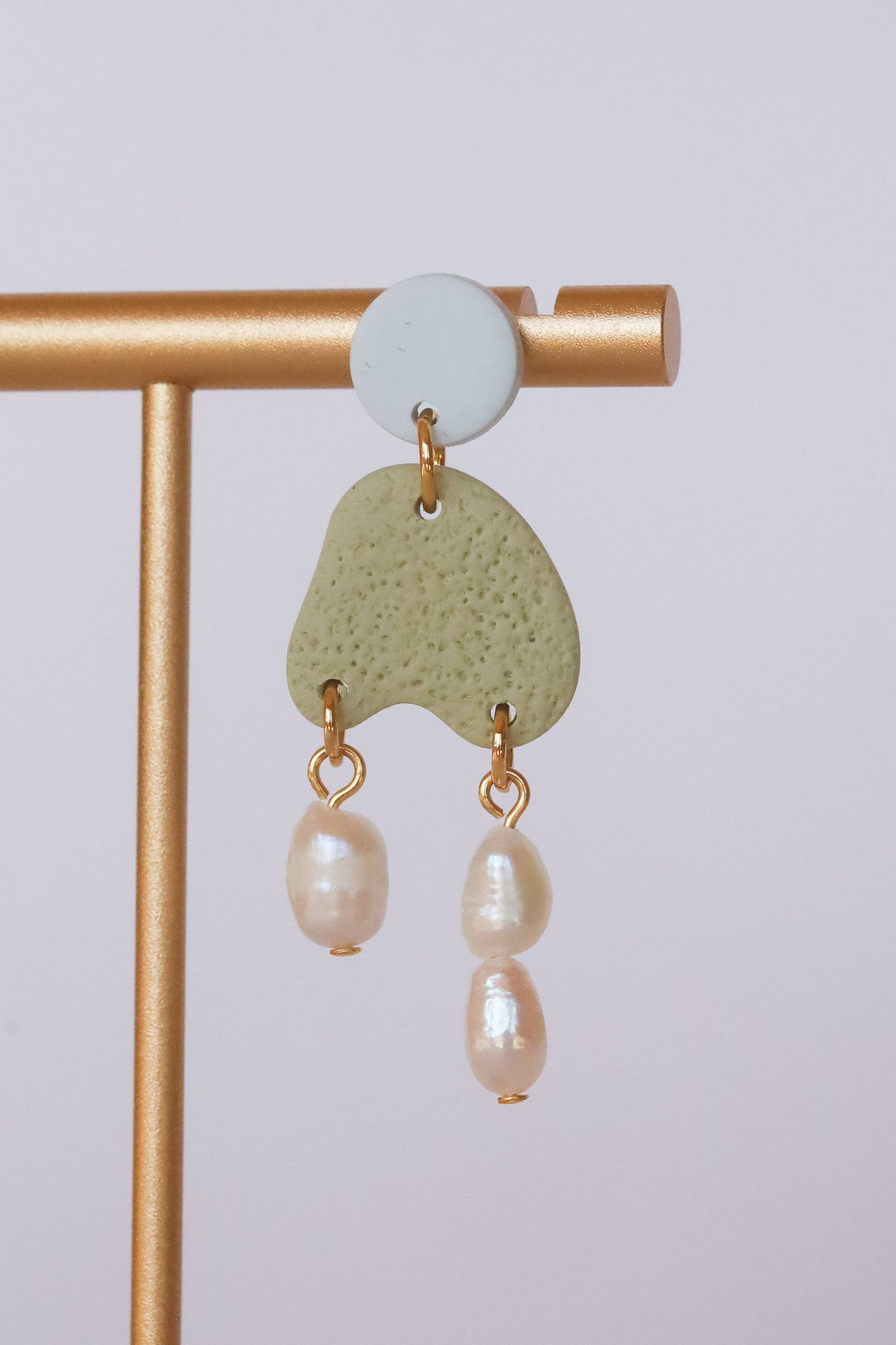 Rainbow's Clay - Wholesale Dangle Earrings - Pearl Drops8