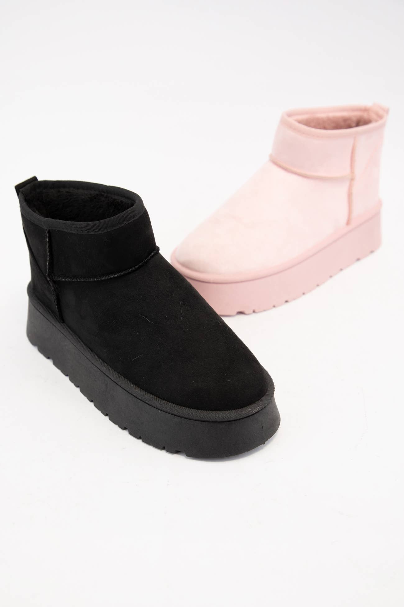 CCOCCI - Wholesale Booties - Women's - OAKLEE-01 PLATFORM MINI ANKLE SHERPA BOOTS5