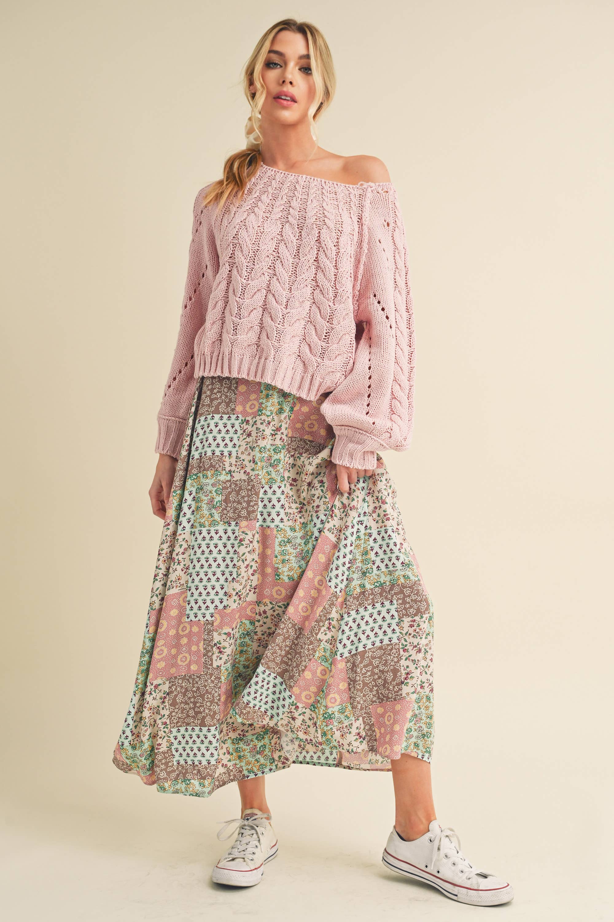 AEMI + CO - Wholesale Skirt - Women's - 773DN Bradyn Print Skirt 54