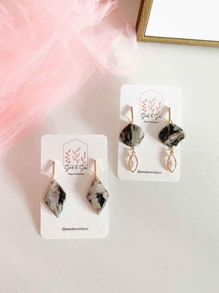 Neutral Shimmer Marble in Various Styles for wholesale by Seed & Sow Clay Company