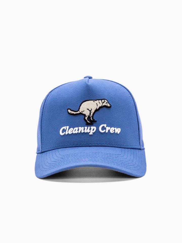 Cleanup Crew | 5-Panel Hat | Slate Blue for wholesale by Diogie Brand