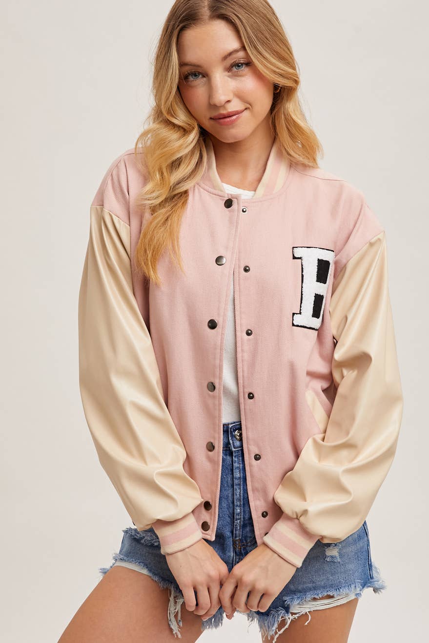 Bluivy - Wholesale Varsity/Baseball Jacket - Women's - COLOR BLOCK VARSITY JACKET10