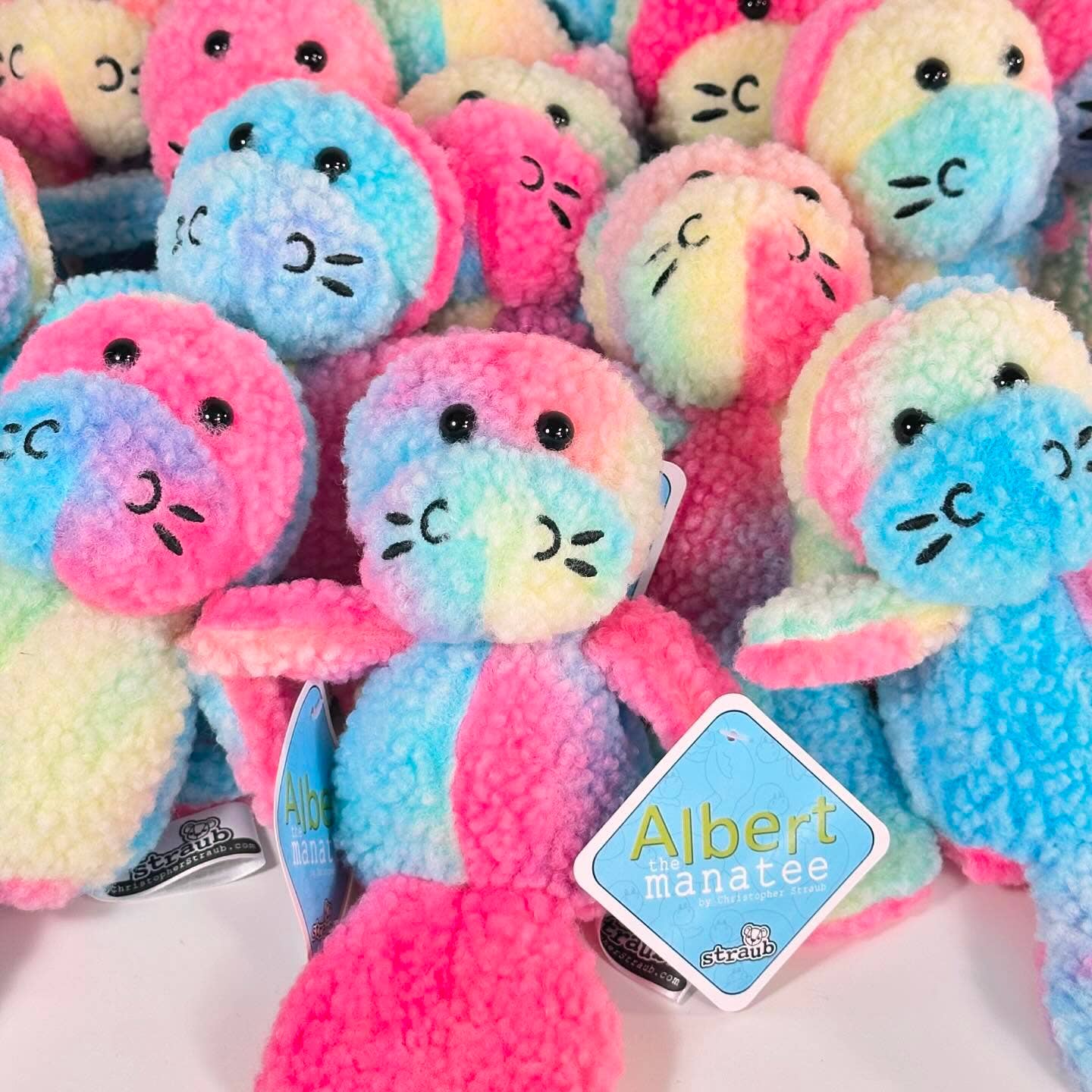 Christopher Straub - Wholesale Stuffed/Plush Toy - Kids & Baby - ALBERT THE MANATEE 6" Plush Toy3