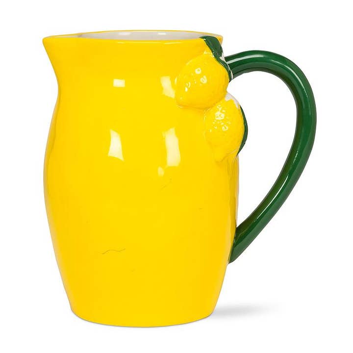 Lemon Jug-Yellow-7"H(42oz) for wholesale by Abbott