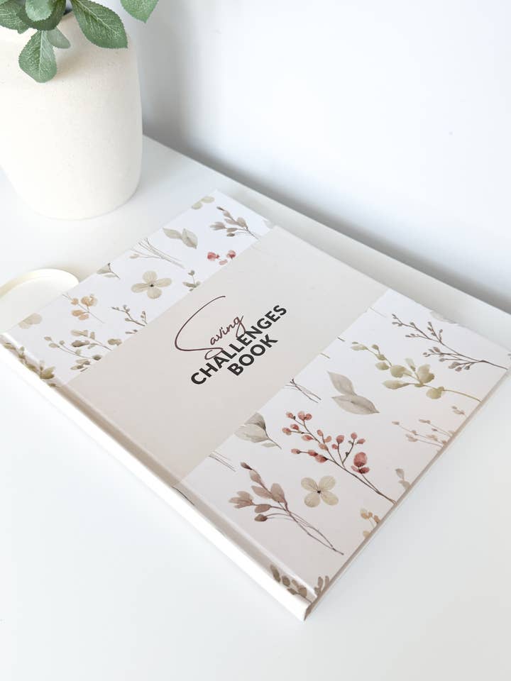 Saving Challenge Book for wholesale by Christina Loves Planning